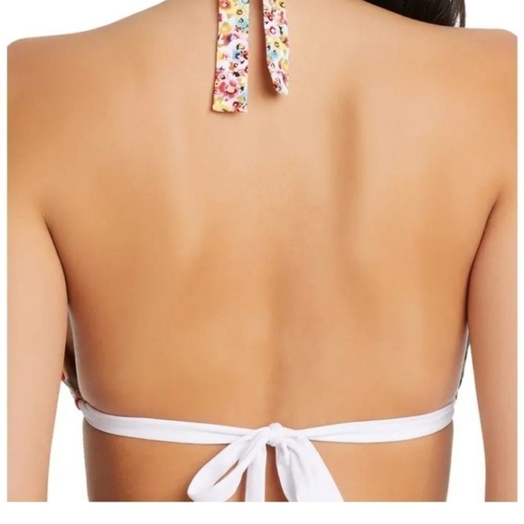 Bleu Rod Beattie Flower Hour Triangle Bikini Hipster Top swimsuit. Swimwear 8 - Picture 2 of 8